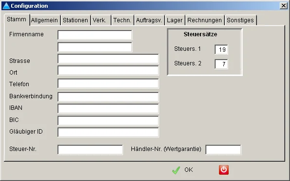 Bildschirmfoto PS-WIN: Configuration 1