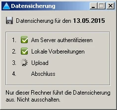 Bildschirmfoto PS-WIN: Datensicherung